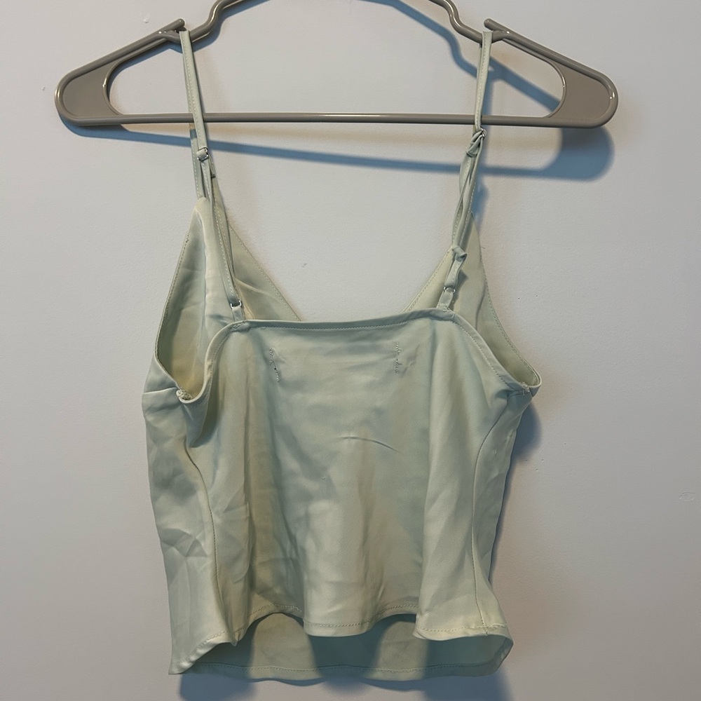 Urban Outfitters sage green satin cowl cami - Picture 3 of 3
